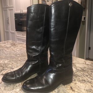Frye Melissa Button Wide Calf Boots 8.5